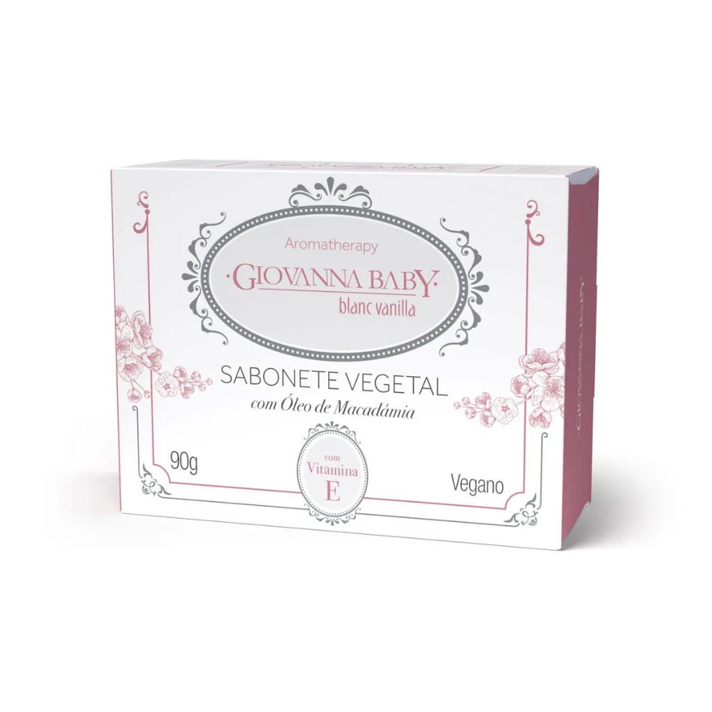 Giovanna Baby Sabonete Vegetal Retangular Blanc Vanilla 90G
