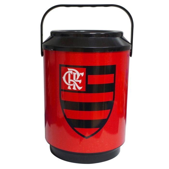 Kit Presente Flamengo - Torcedor Cervejeiro Cooler 10 Latas + Caneca Chopp Oficial Flamengo