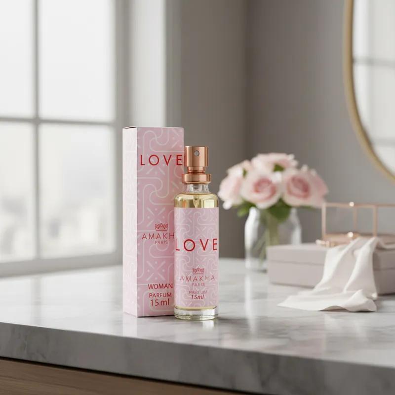 Deo Colônia Feminino Love 15ml - Floral Frutal Amakha Paris