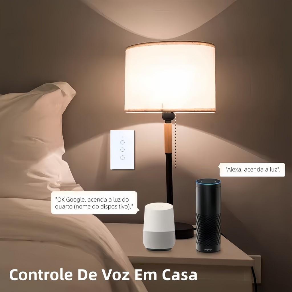 Interruptor Inteligente Wifi 1/2/3 Touch Switch Trabalho Com Alexa Google Home Idali Life
