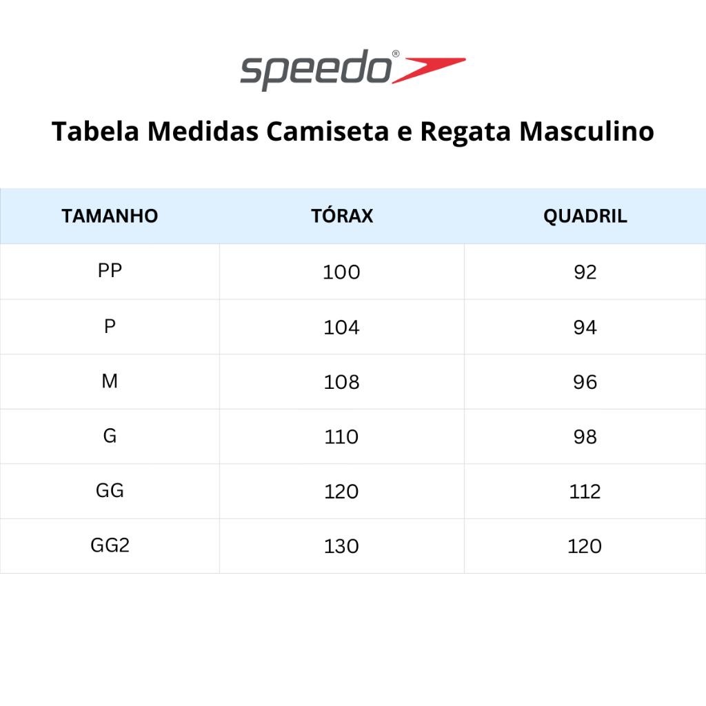 Camiseta Mascilina Graphic Ii Speedo - Preto Titanio
