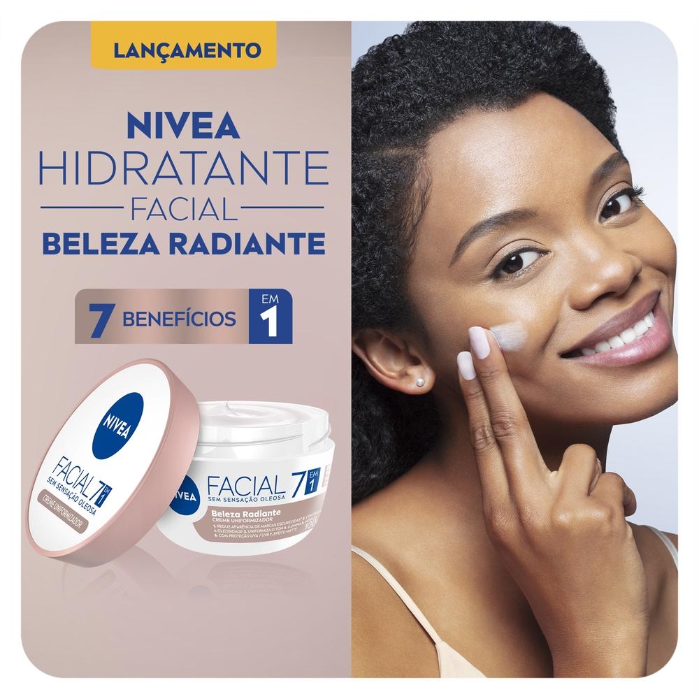 Kit Nivea Hidratante Facial Beleza Radiante 7 Em 1 100g - 2 Unidades