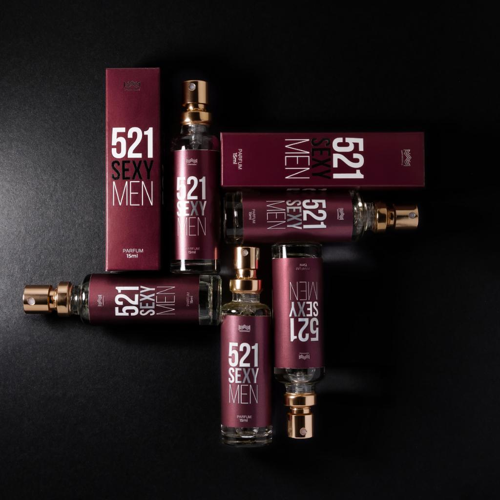 Deo Colônia Masculino 521 Sexy Men 15ml - Amakha Paris