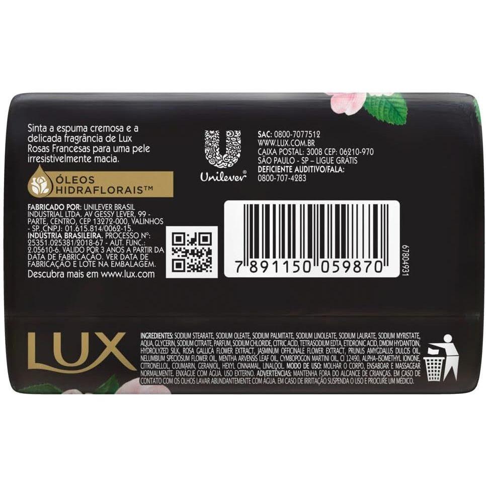 Pack Sabonete Em Barra Lux Botanicals Rosas Francesas Com 6 Unidades De 85g