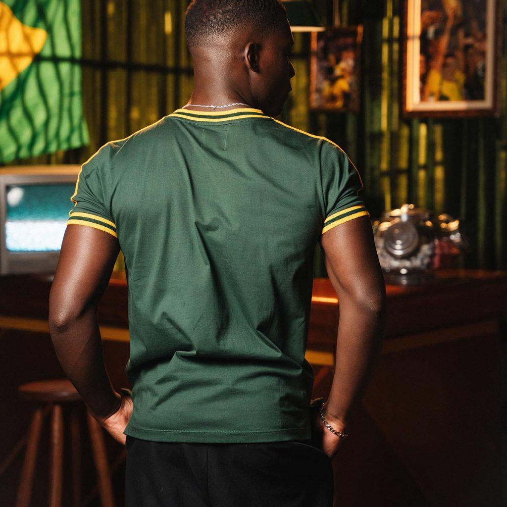 Camisa Brasil Pelé Retrô Treino 1970 Masculina Oficial