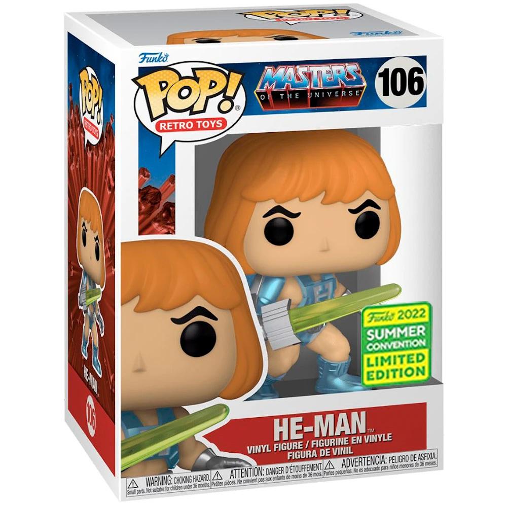 Funko Pop Masters Of The Universe Exclusive - He-man 106 (sdcc 2022) Novo Original