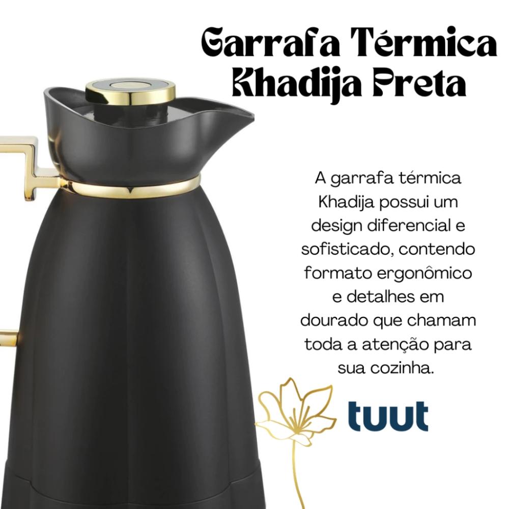 Garrafa Térmica Elegante Khadija Capacidade 1 Litro Tuut