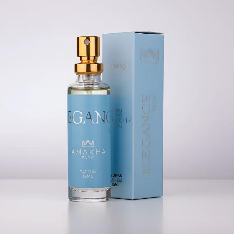 Kit Perfumada Feminino Elegance Blue - Perfume 100ml + 15ml Amakha Paris