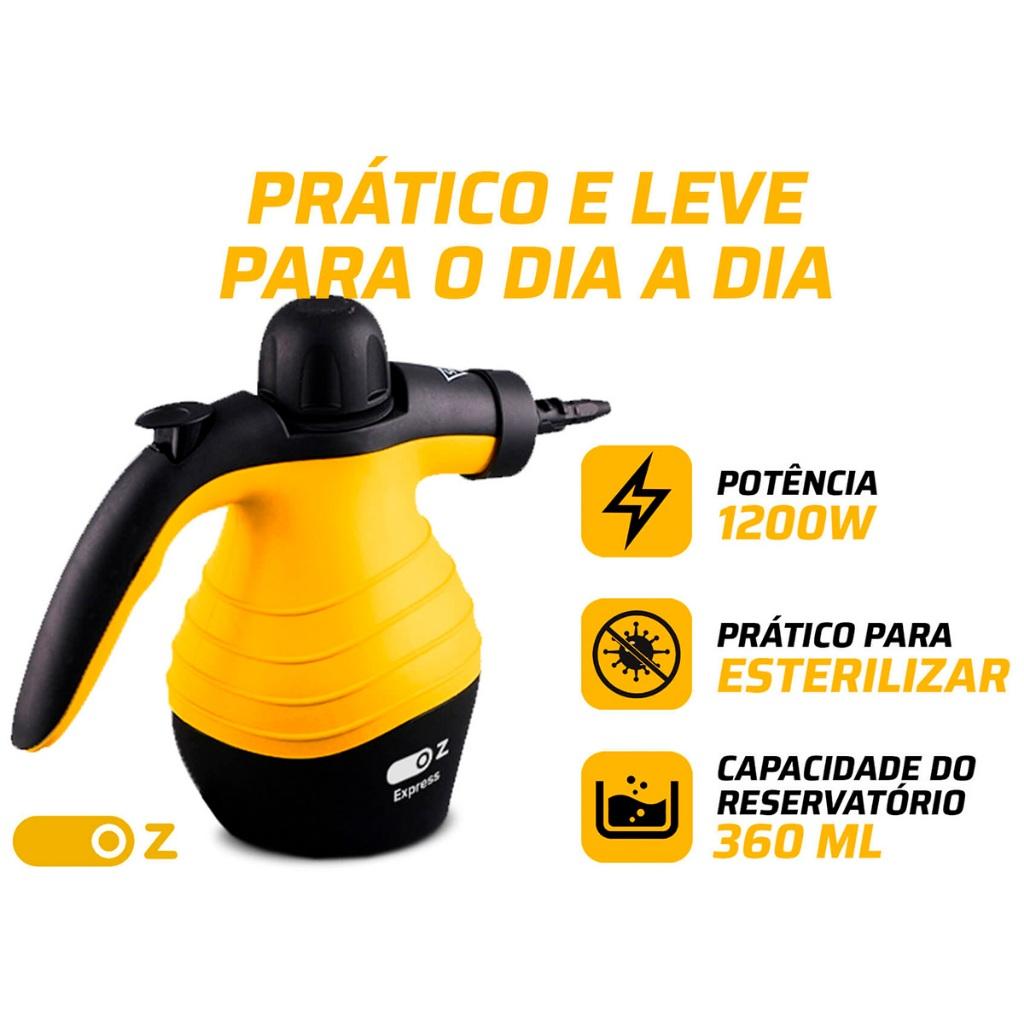 Limpador Higienizador Clean A Vapor 900w Carro Casa Ozline