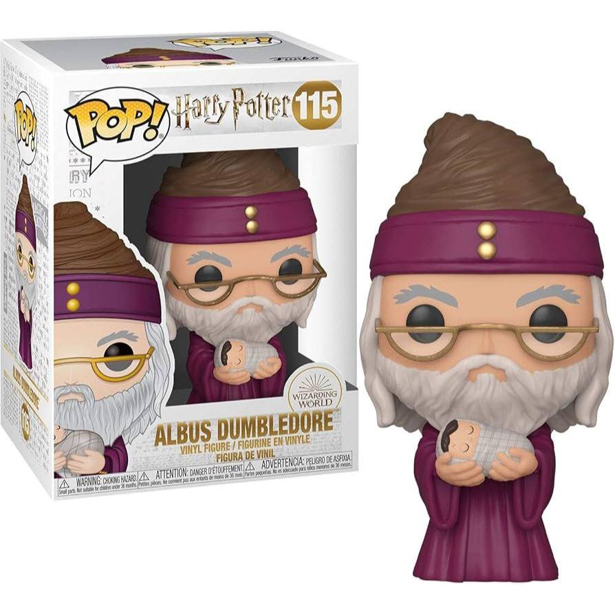 Funko Pop Harry Potter - Albus Dumbledore (with Baby Harry) 115 Novo Original