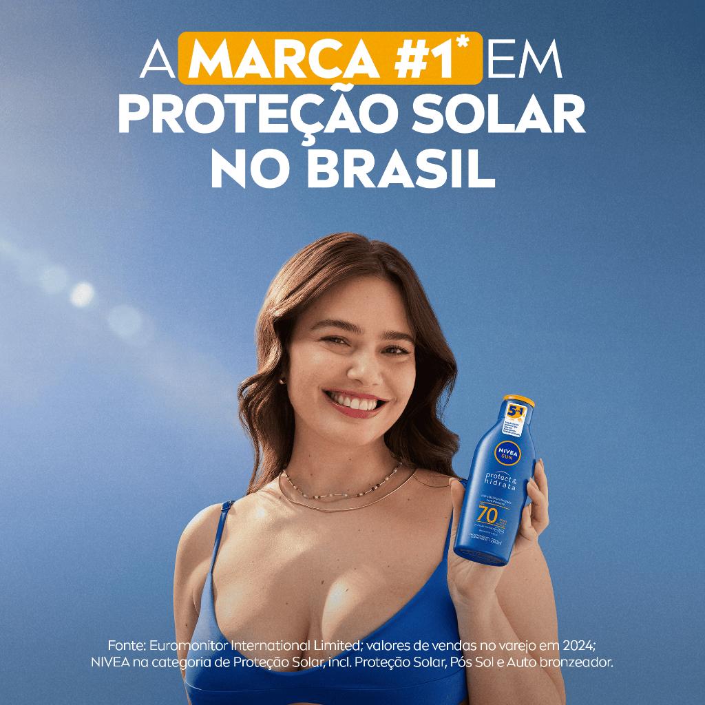 Nivea Sun Protetor Solar Protect Hidrata FPS 70 200ml