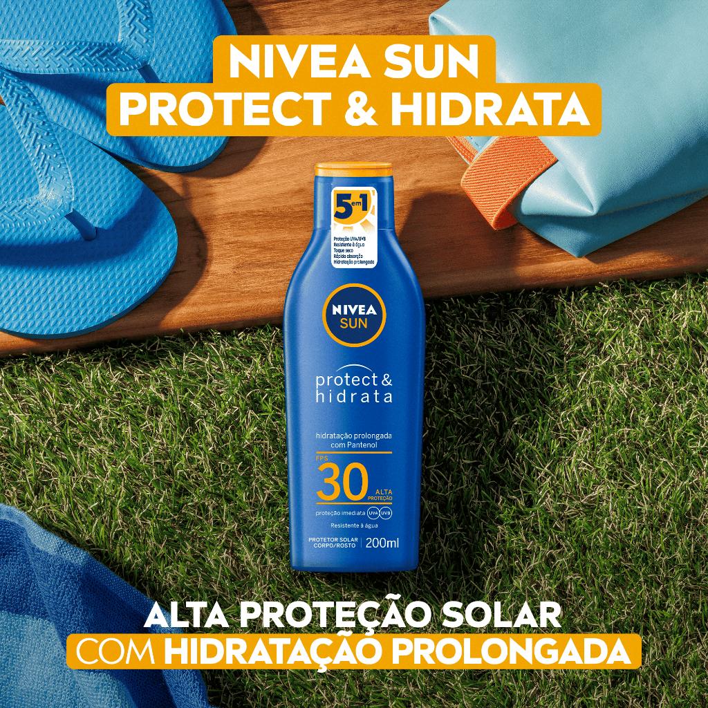 Nivea Sun Protetor Solar Protect Hidrata FPS 30 200ml