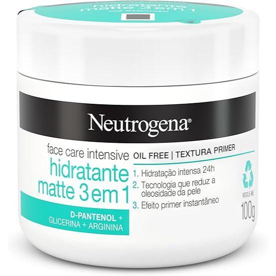 Hidratante Facial Efeito Matte 3 Em 1 Neutrogena 100g