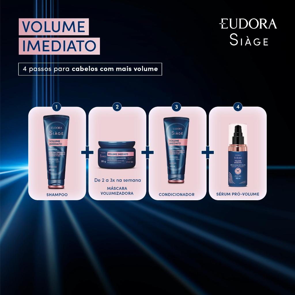 Eudora Siàge Volume Imediato Shampoo 250ml