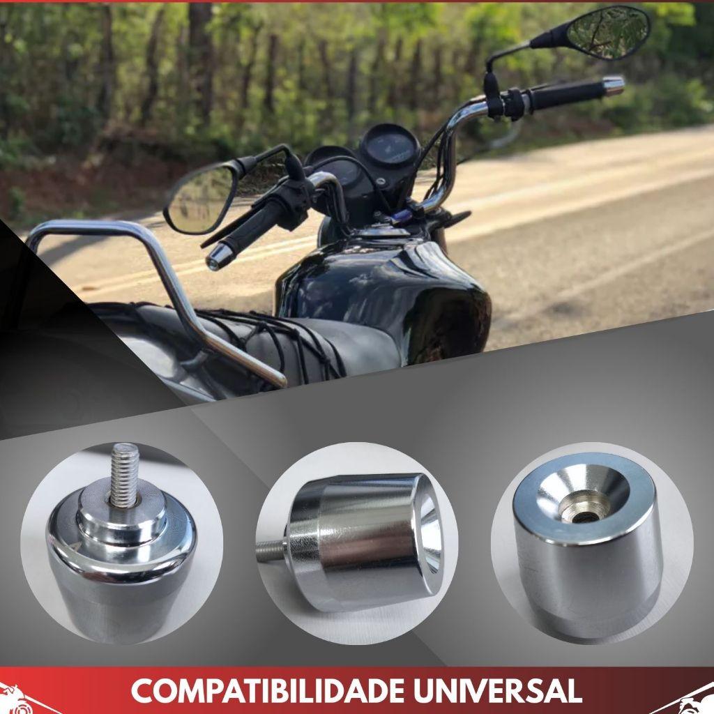 Par Peso De Guidão Modelo Da Moto Pcx 150 Cromado