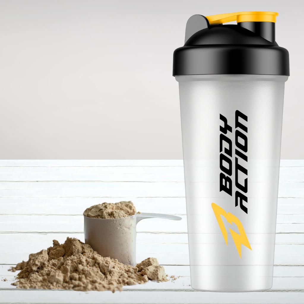 Coqueteleira Academia Whey Shaker 600ml Bodyaction