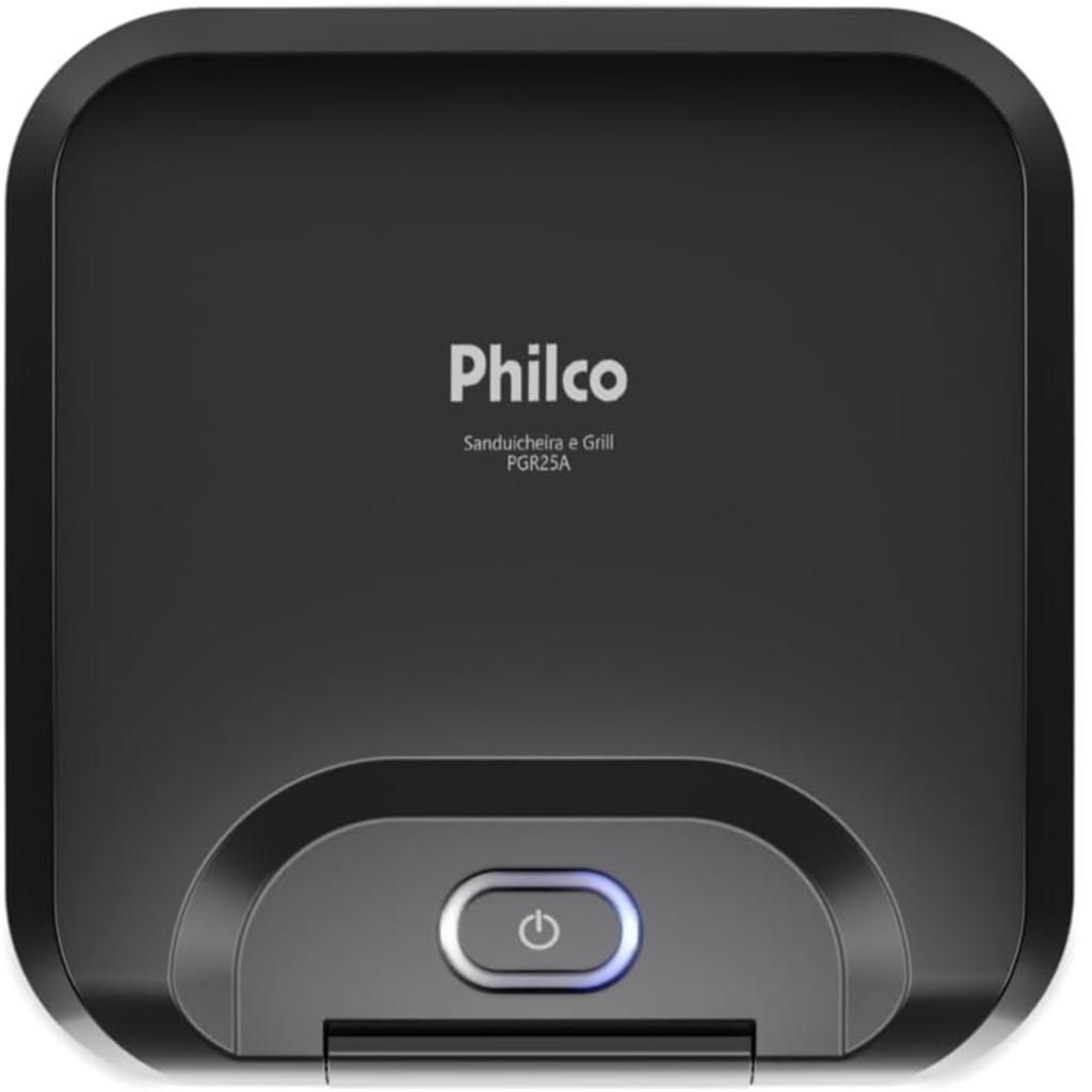 Sanduicheira Grill Philco Pgr25a 2 Em 1 Antiaderente 750W 127V