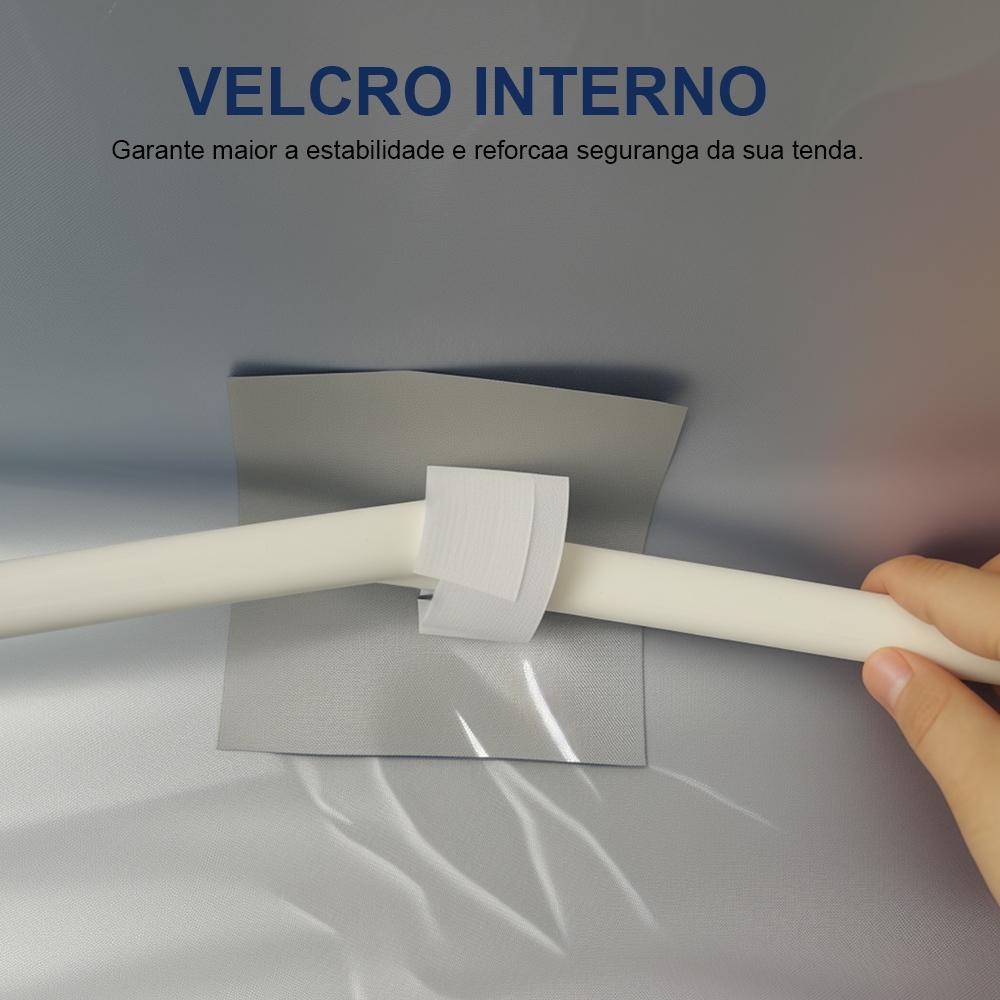 Tenda Gazebo Dobrável 3x3m Com Bolsa Transporte E Sacos De Areia Para Camping Praia Feira Joyfox