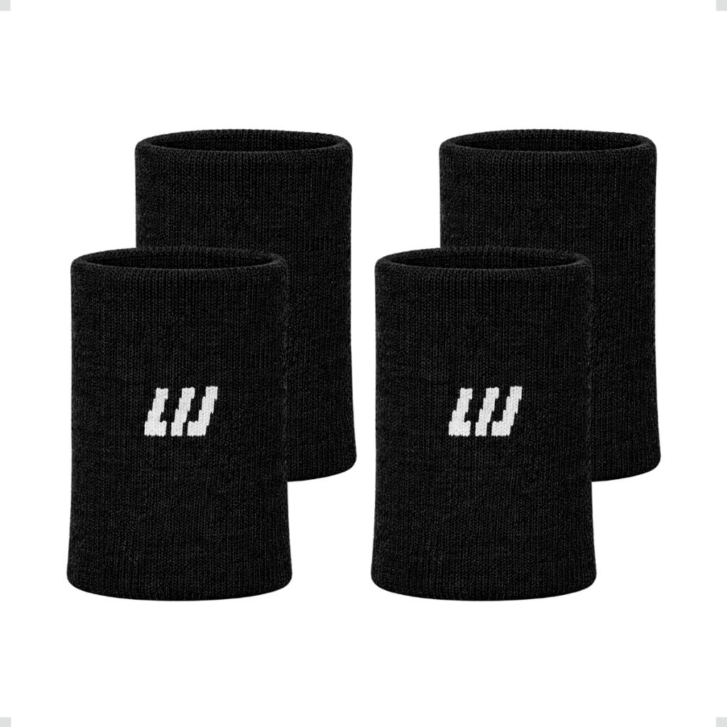 2 Pares Munhequeira Performance Pulse Tênis Crossfit Academia Unissex Seca Rápido Padel Beach Tennis