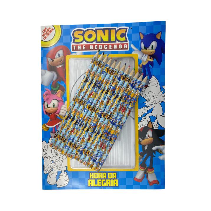 Sonic Hora Da Alegria - Atividades E Desenhos Para Colorir