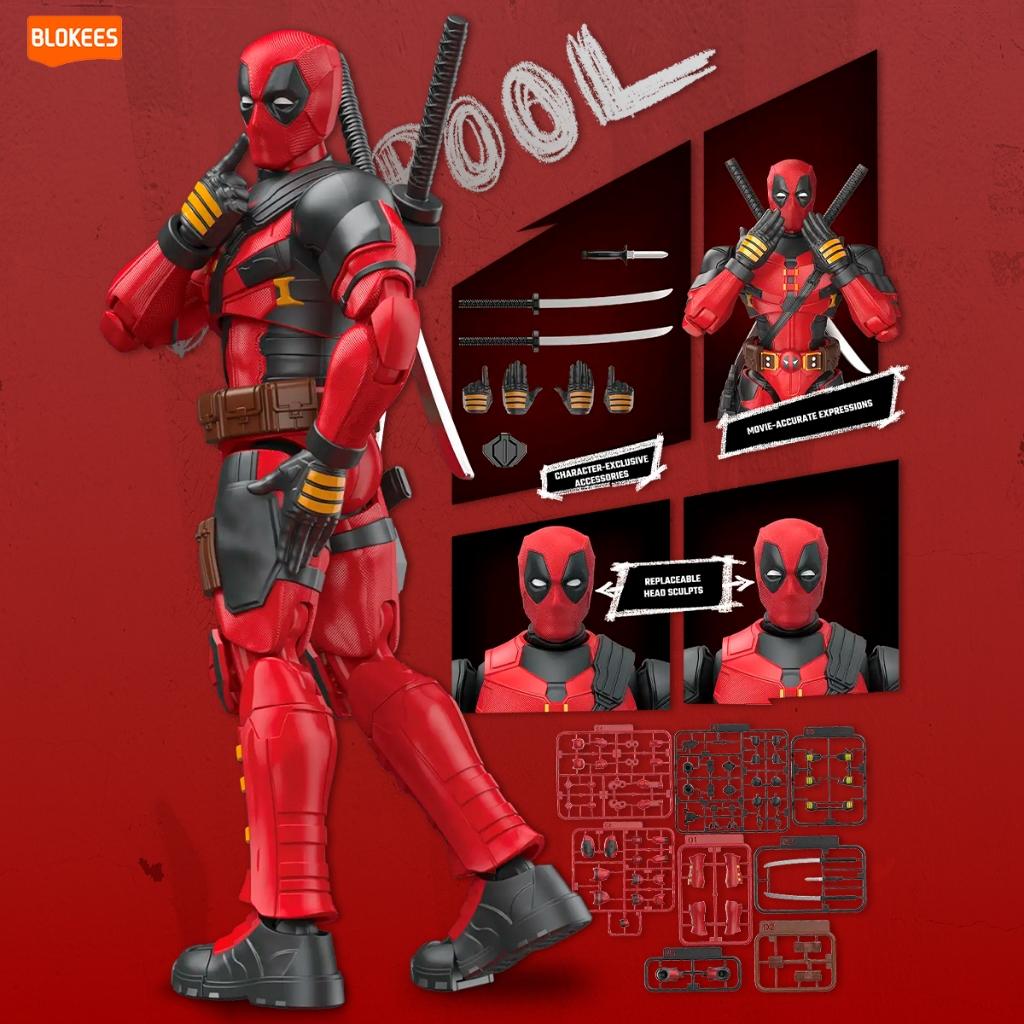 Boneco Blokees Marvel Deadpool Infinity Saga Champion