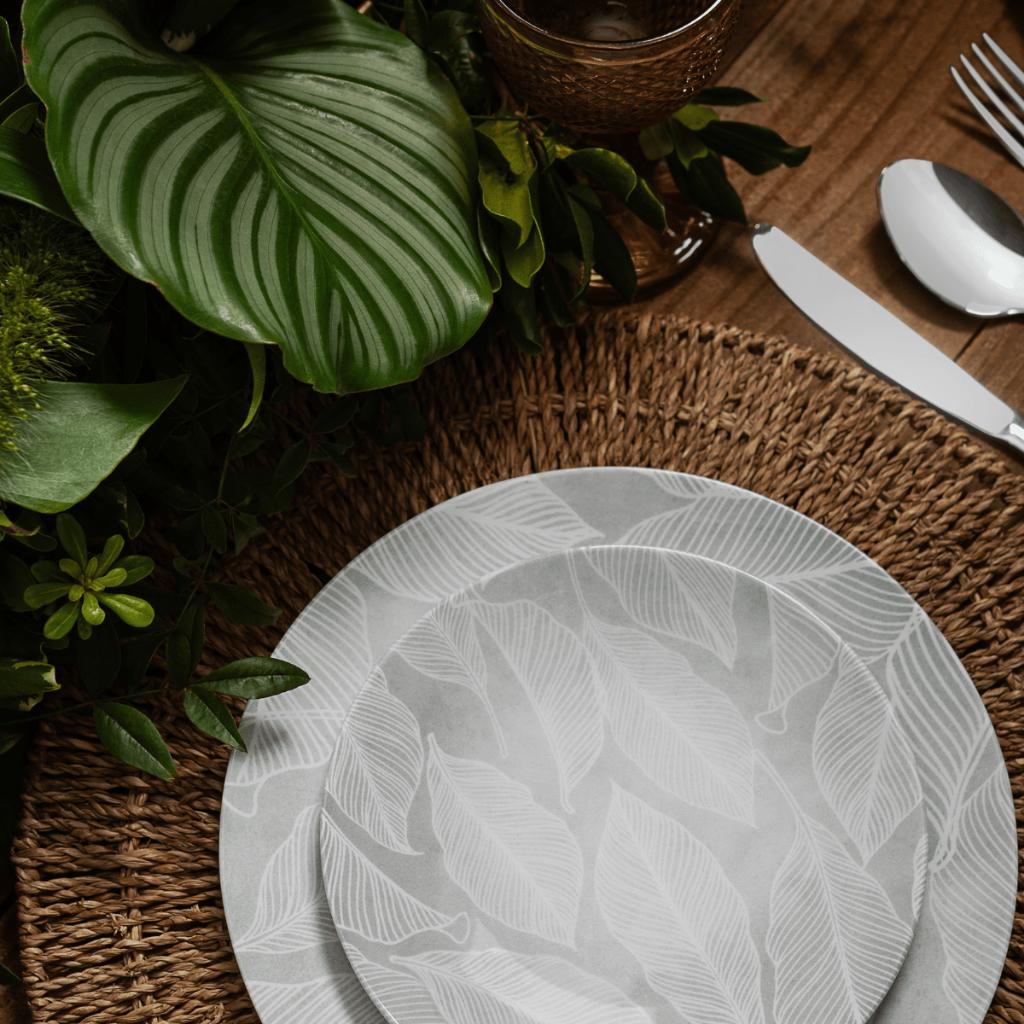 Jogo De Jantar Tramontina Arbo Em Porcelana Monte Seu Kit Pratos Avulsos