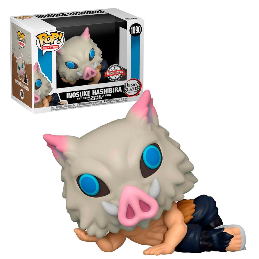 Funko Pop Demon Slayer Exclusive - Inosuke Hashibira 1090 Novo Original