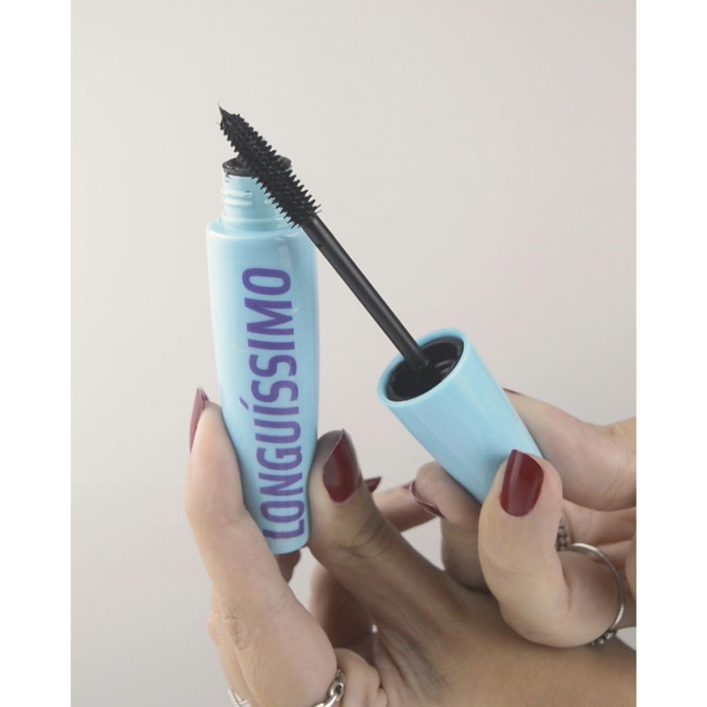 Máscara De Cilios Longuíssimo Fast Glam Efeito Leque Ana Hickmann