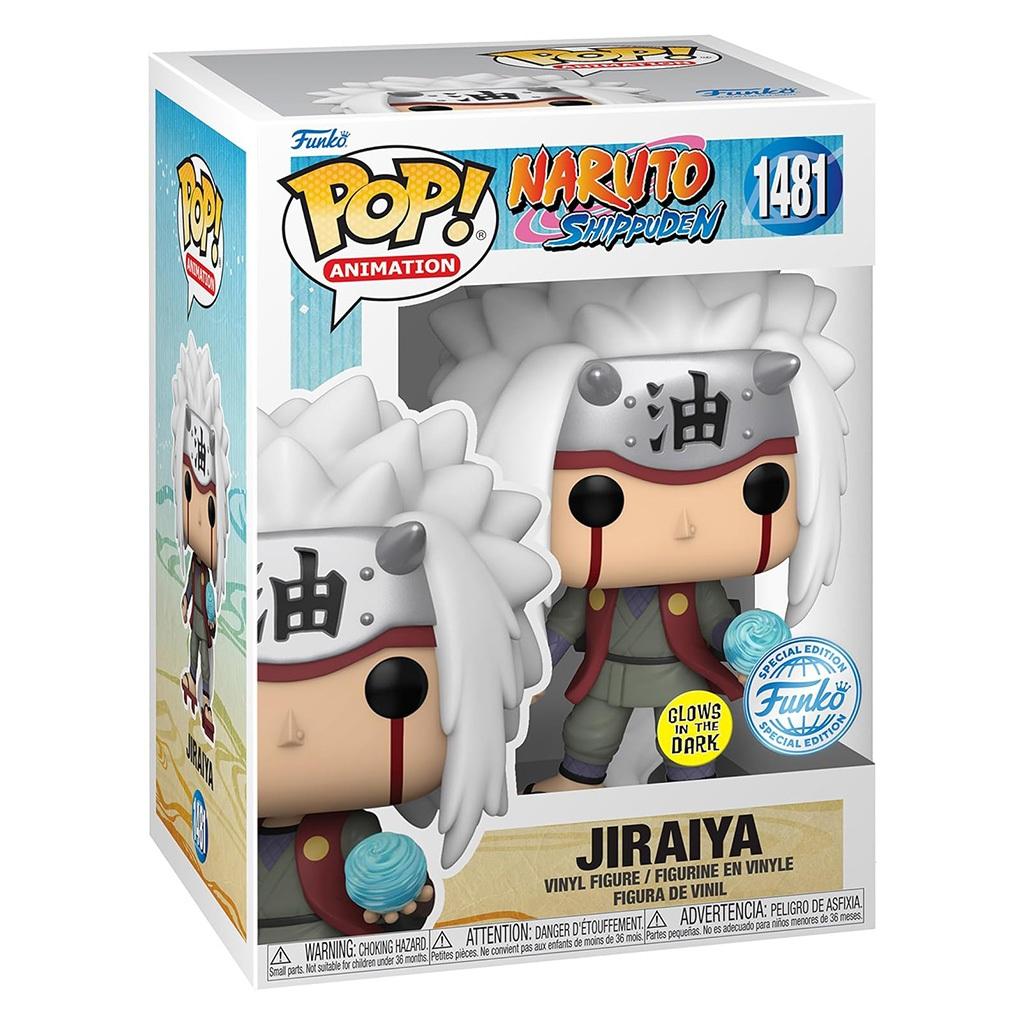 Funko Pop Animation Naruto Shippuden Exclusive - Jiraiya 1481 (glows In The Dark Novo Original