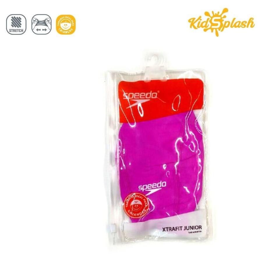 Touca De Natação Infantil Em Tecido Confortável Xtrafit Speedo - Rosa