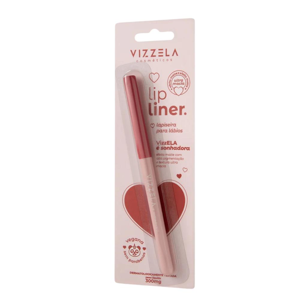 Lapiseira Contorno Lipliner Retrátil Make Alta Pigmentação Vegano Original Vizzela