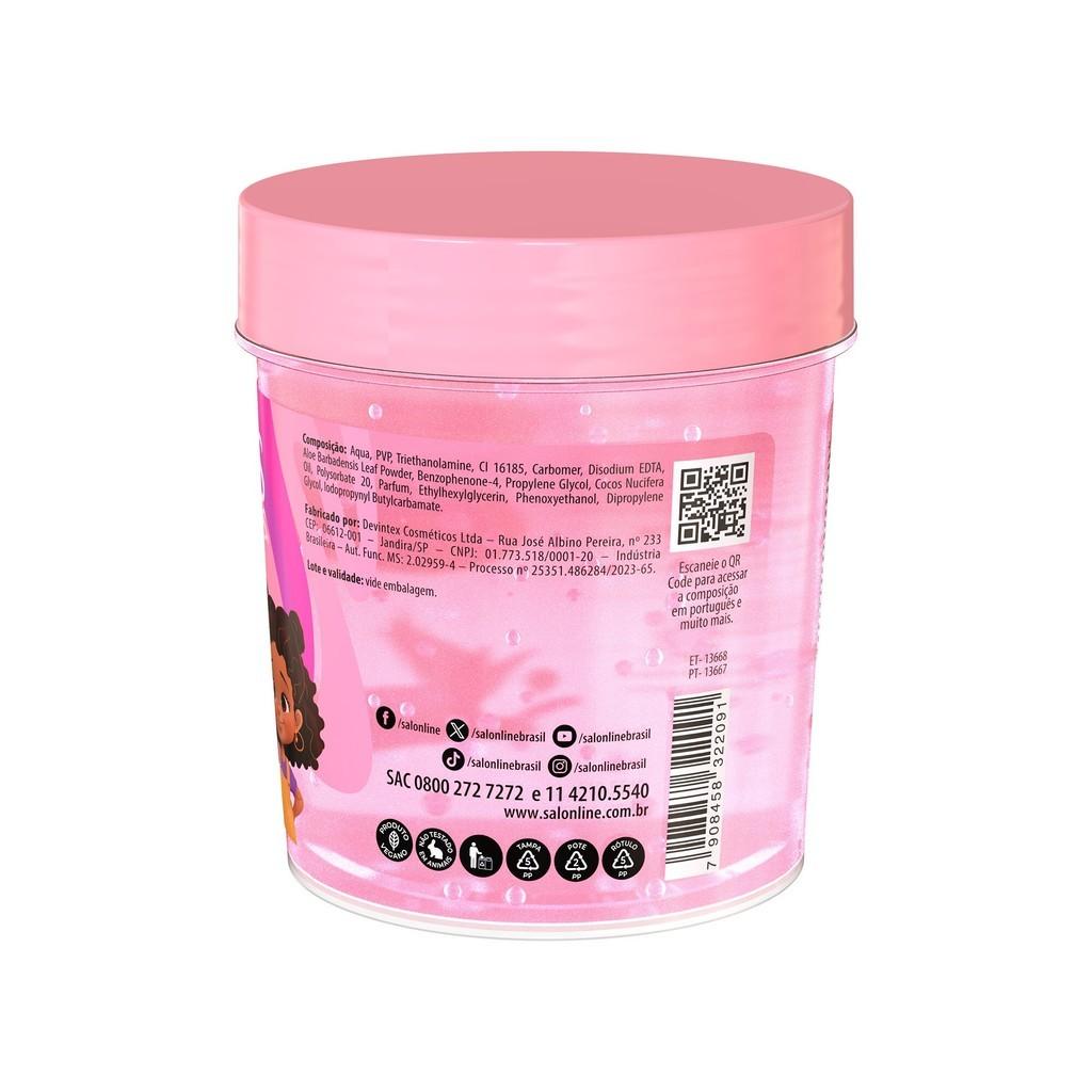 Kit Shampoo + Condicionador Com Gelatina Sos Cachos Kids Hidratação
