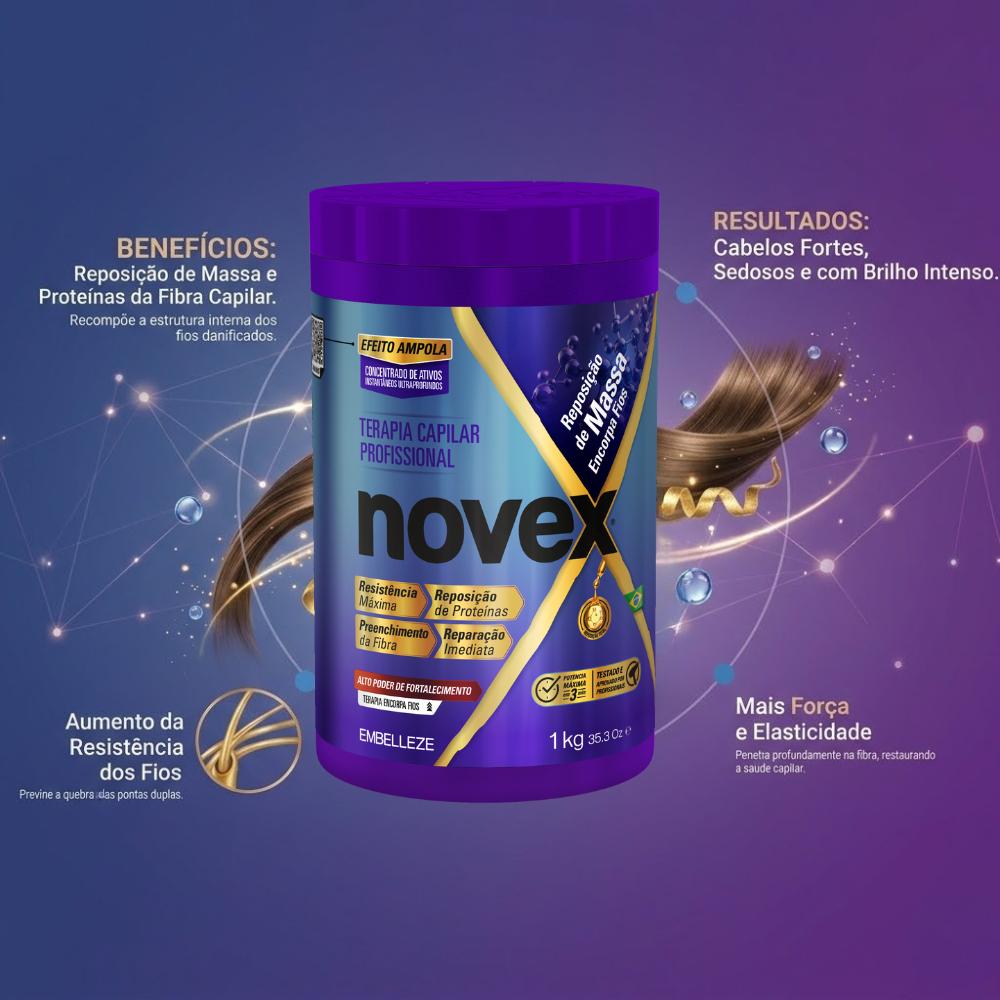 Creme De Tratamento Novex Reposição De Massa 1kg