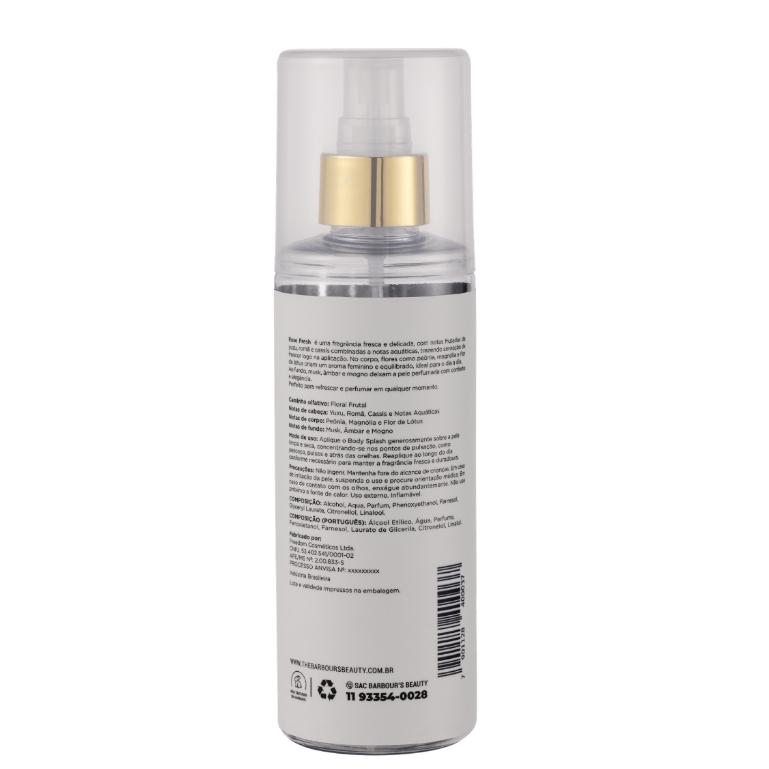 Body Splash Rose Fresh Desodorante Colonia Barbours 200ml