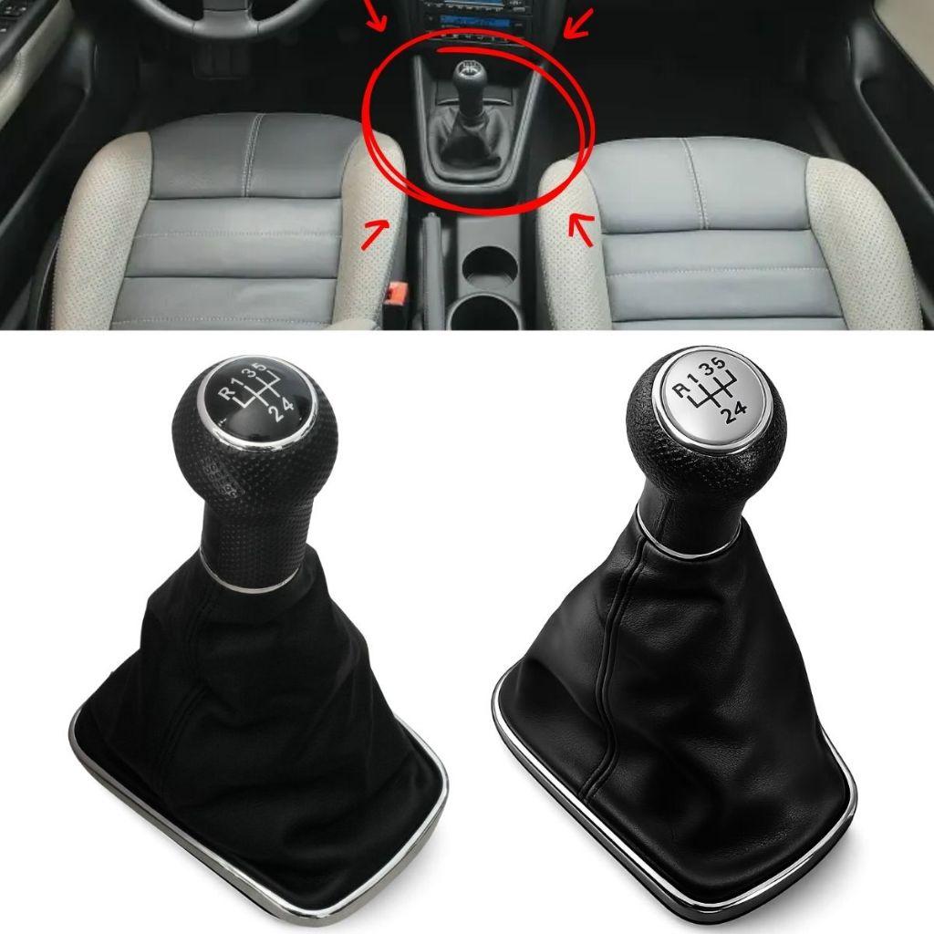 Manopla Bola De Cambio Manual Alavanca Com Coifa Para Vw Bora Golf 2000 A 2012 Todos