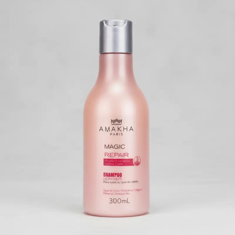 Shampoo Cabelos Ressecados Magic Repair 300ml Amakha Paris