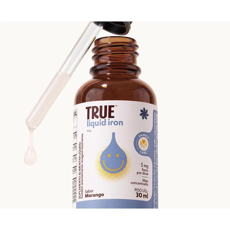 Ferro Em Gotas Liquid Iron PLUS True Source 30ml Suplemento Family Care