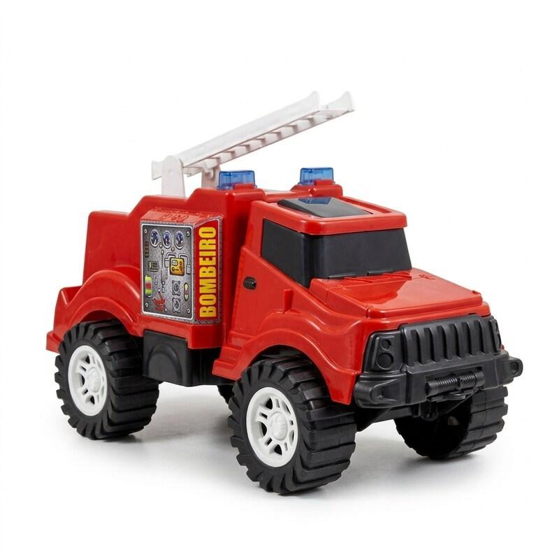 Caminhão Bombeiro Extreme Carro Brinquedo Carrinho Grande E Realista 40cm Cert. Inmetro Queen Shop