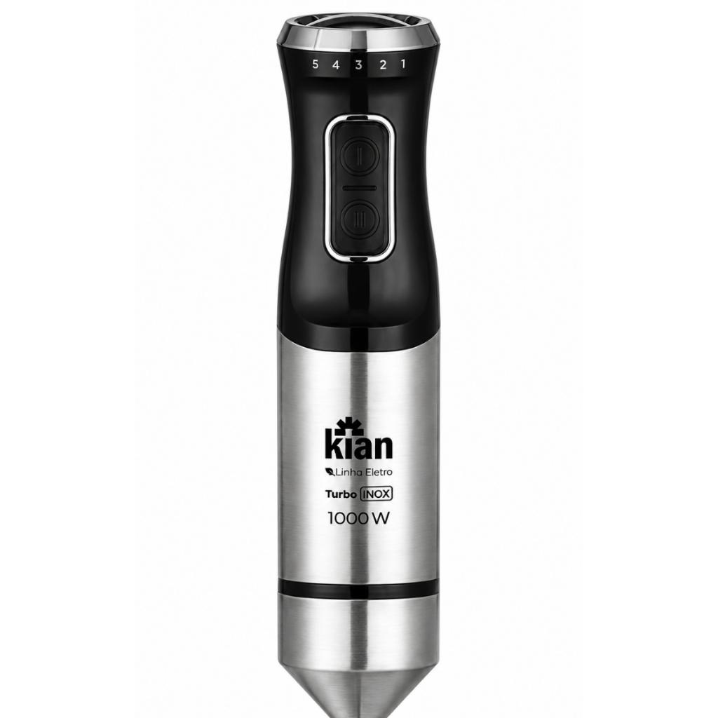 Kian Mixer 1000w 3X1 Inox Turbo Preto 127V