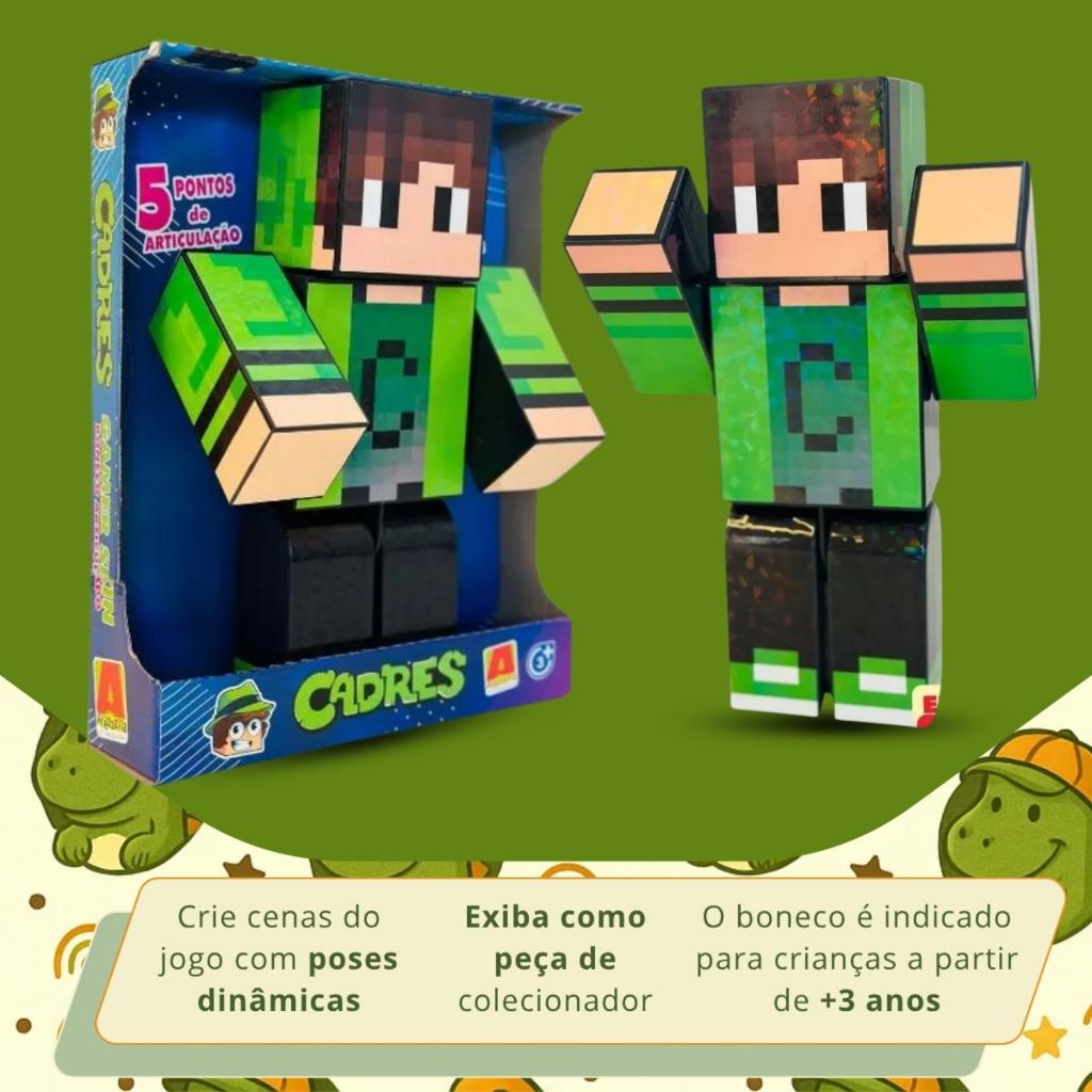 Boneco Articulado Cadres 25cm Youtuber Algazarra