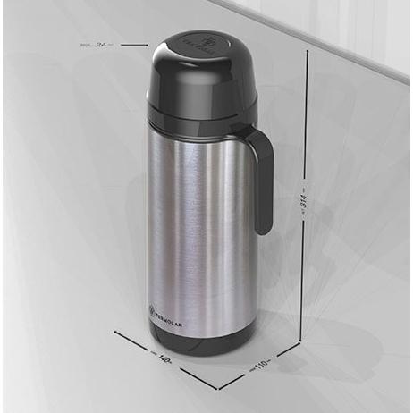 Garrafa Térmica Lumina Inox Rolha Clean 1 Litro Termolar