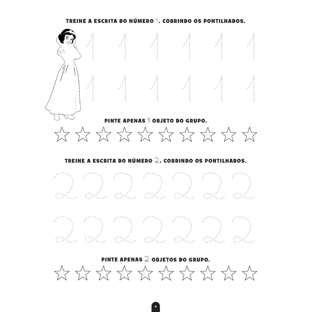 Aprender É Incrível Disney - Princesas Aprendendo Números