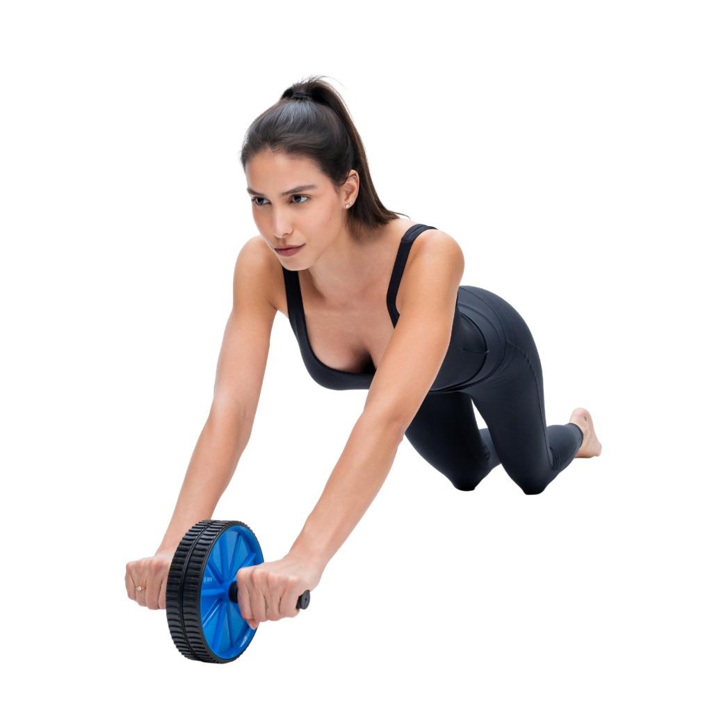 Roda Rolo Abdominal Lombar Exercicio Funcional Fitness Mma Exercício De Core - Odin Fit
