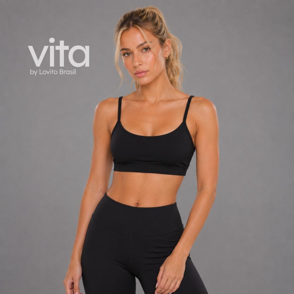 Lovito Top Esportivo Liso Sbb1078brl1108