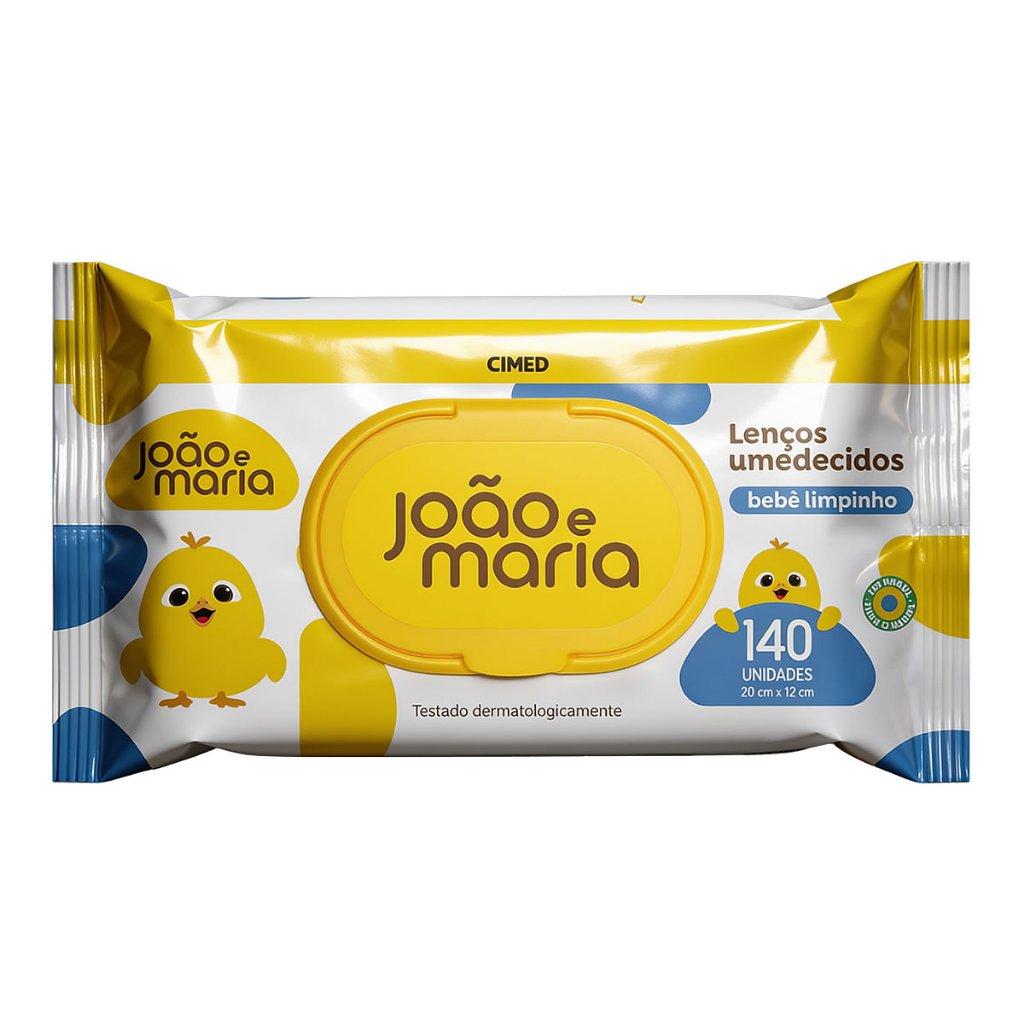 Kit 280 Toalhas Umedecidas João E Maria Bebê Limpinho