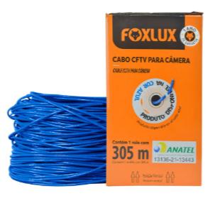 Cabo Foxlux Cftv Para Câmera 305M