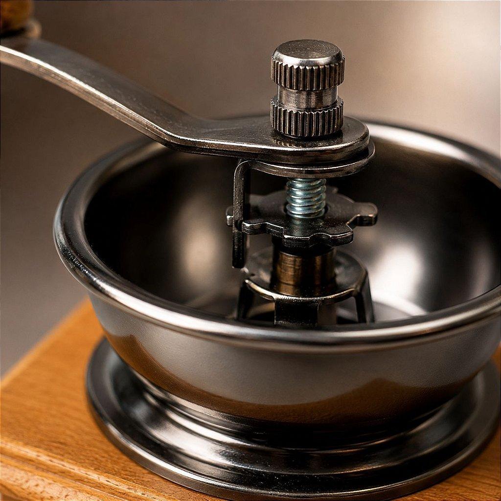 Mini Moedor De Café Manual Manivela Retrô Tabaco Lorben