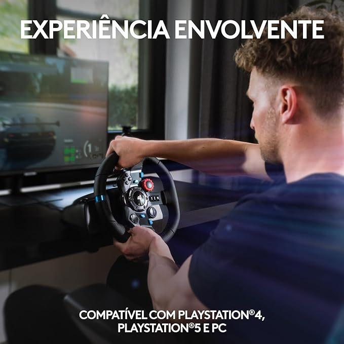 Volante E Pedais Logitech G29 Driving Force - Com Force Feedback