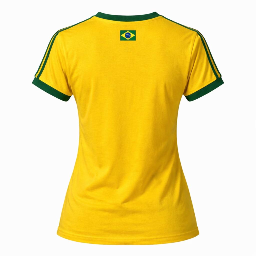 Camisa Do Brasil Feminina Copa Do Mundo 2026 Licenciada Original