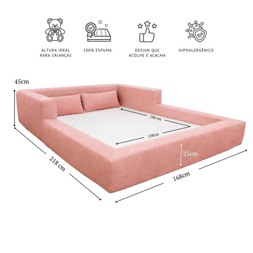 Cama Montessoriana Casal Aconchego 100 Espuma Keiko